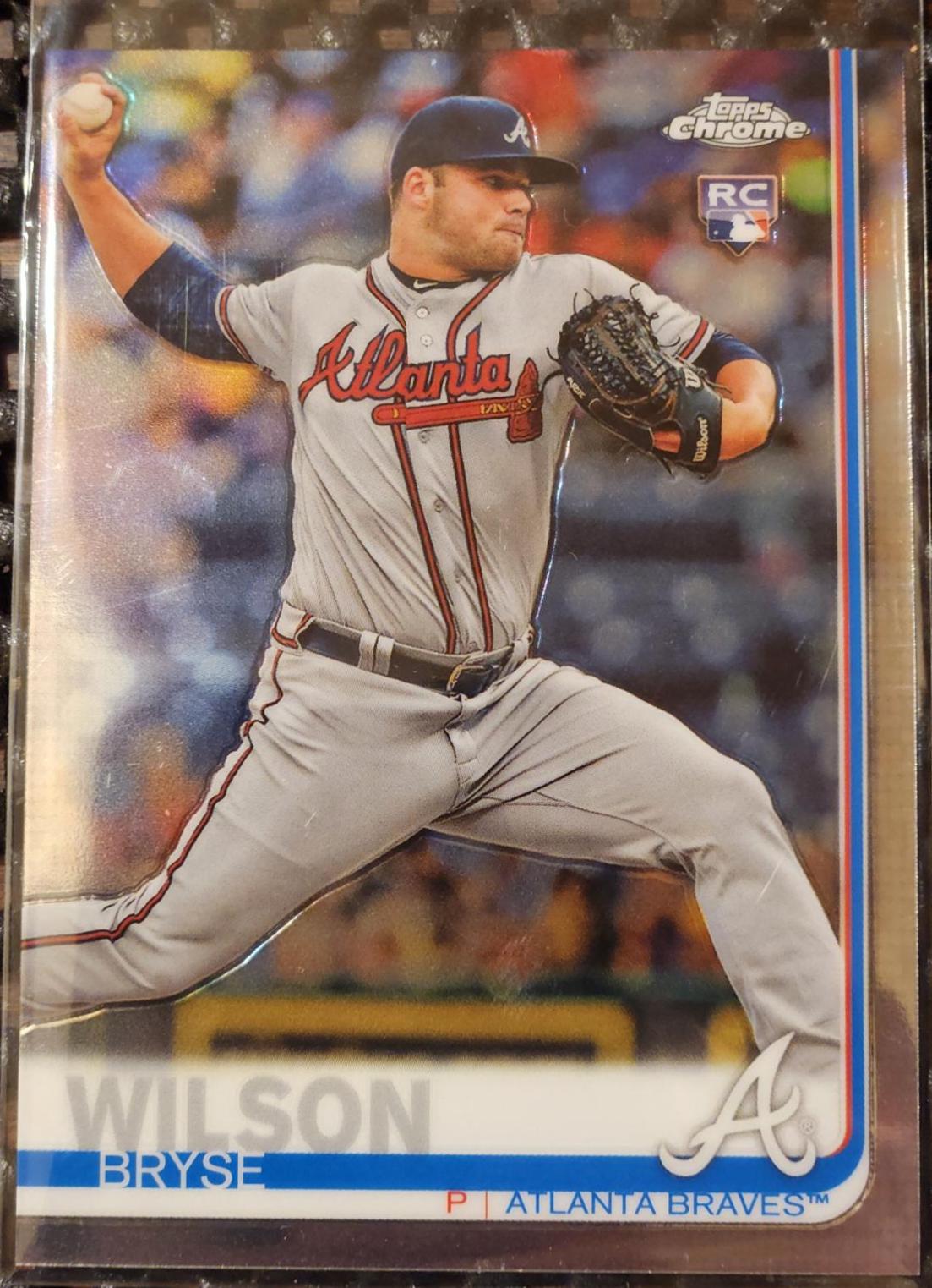 Bryse Wilson #56 Baseball Cards 2019 Topps Chrome