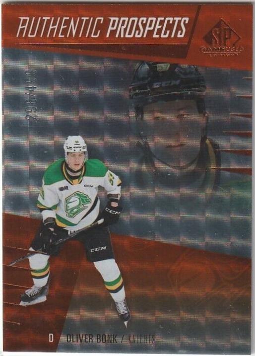 Oliver Bonk #67 2023 Sp Game Used Chl Hockey