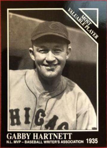 Gabby Hartnett #313 1991 Conlon Collection Baseball