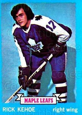 Rick Kehoe #179 Hockey Cards 1973 Topps