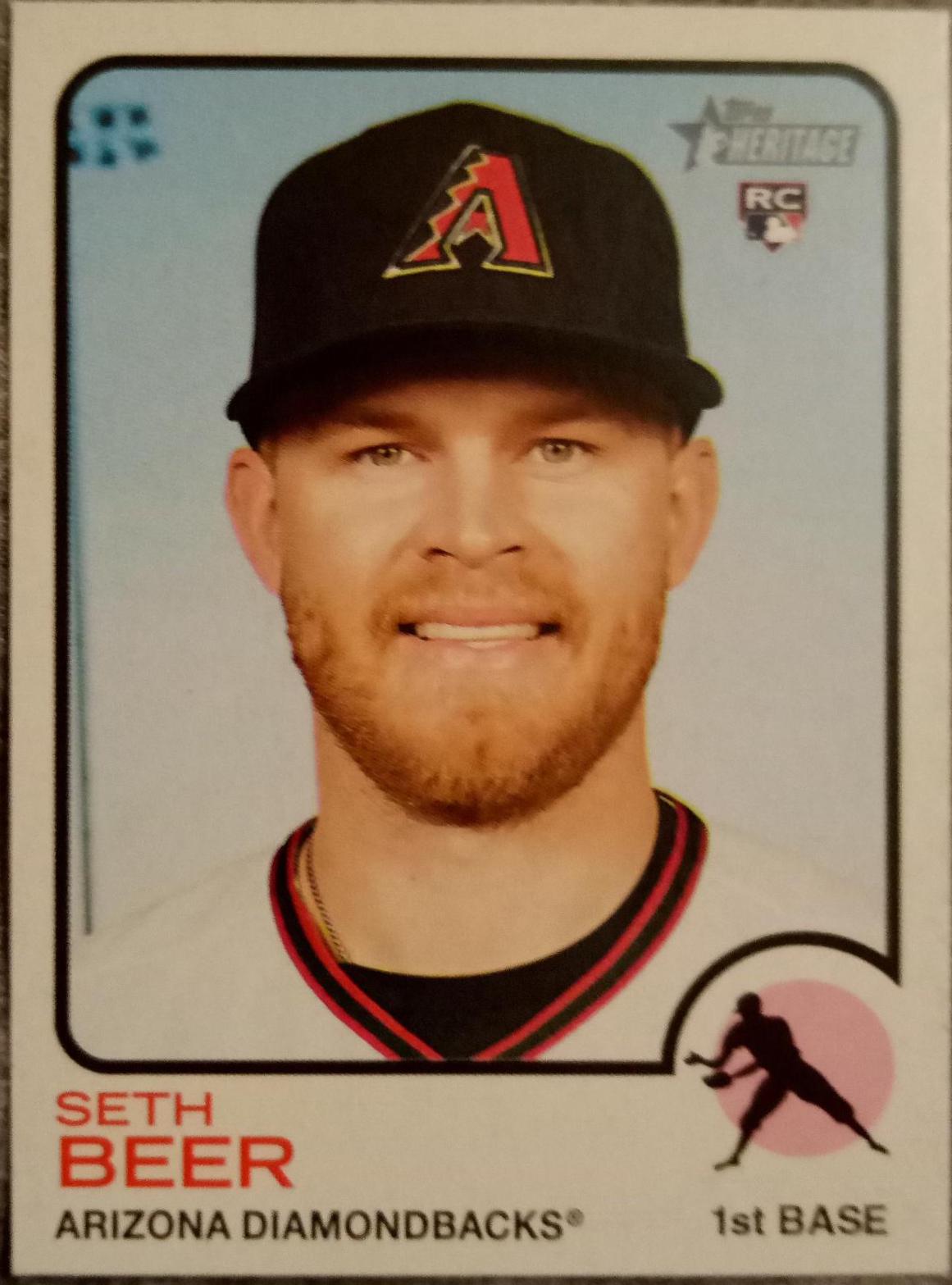 Seth Beer #77 Baseball Cards 2022 Topps Heritage