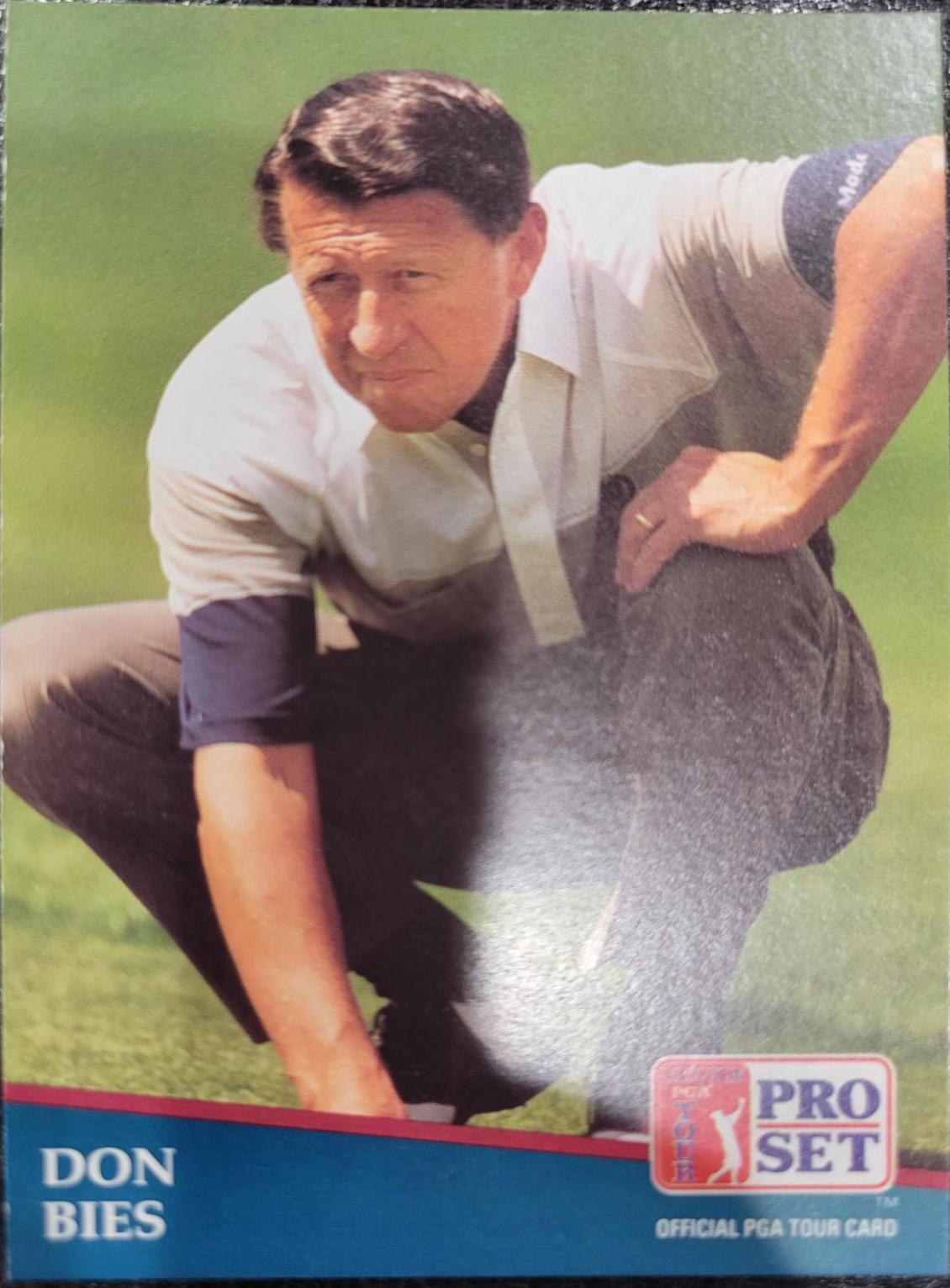 Don Bies #211 1991 Pro Set Golf