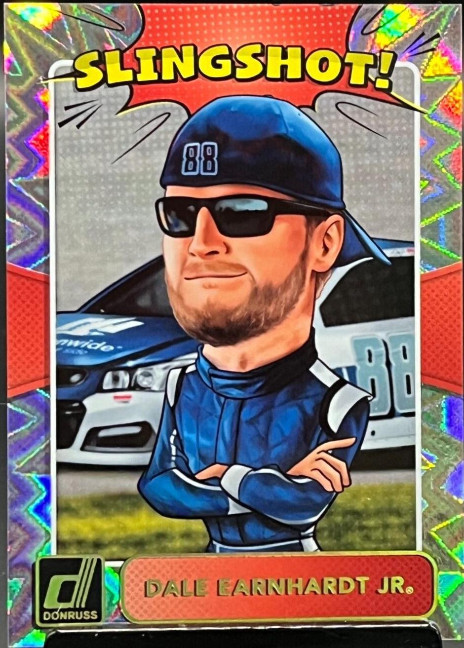 Dale Earnhardt Jr #SS4 Racing Cards 2018 Panini Donruss Nascar Slingshot