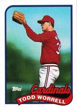 Todd Worrell #535 Baseball Cards 1989 Topps