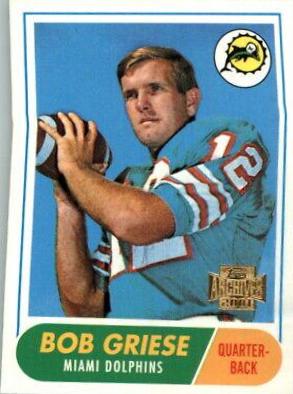Bob Griese #11 Football Cards 2001 Topps Archives