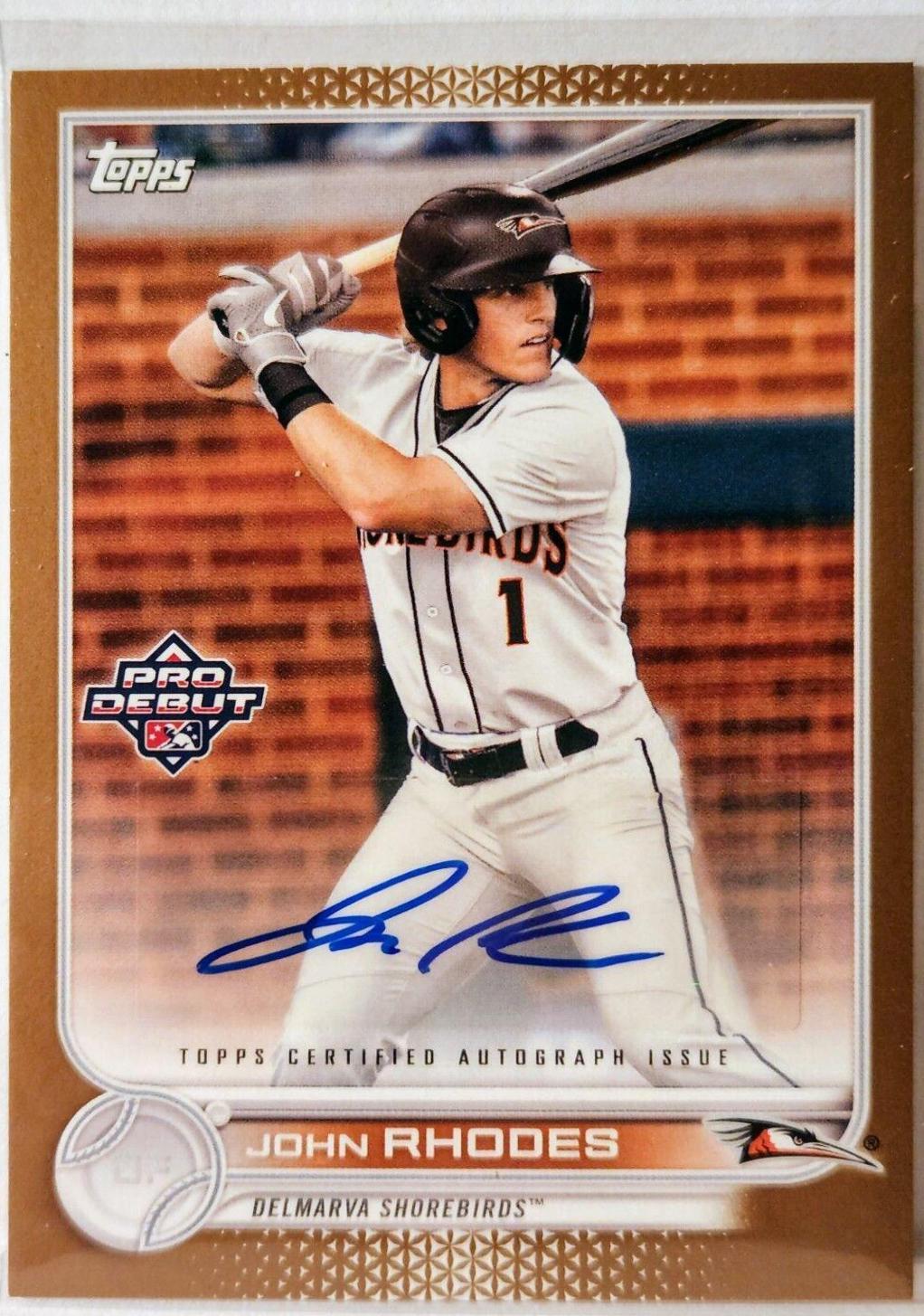John Rhodes [Autograph Gold] #PD-150
