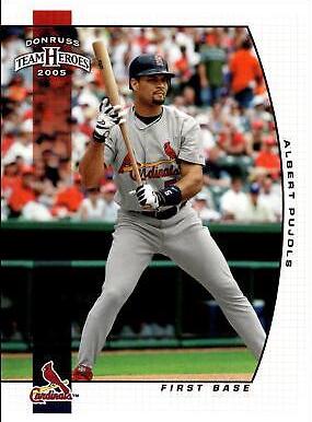 Albert Pujols #291 2005 Donruss Team Heroes Baseball
