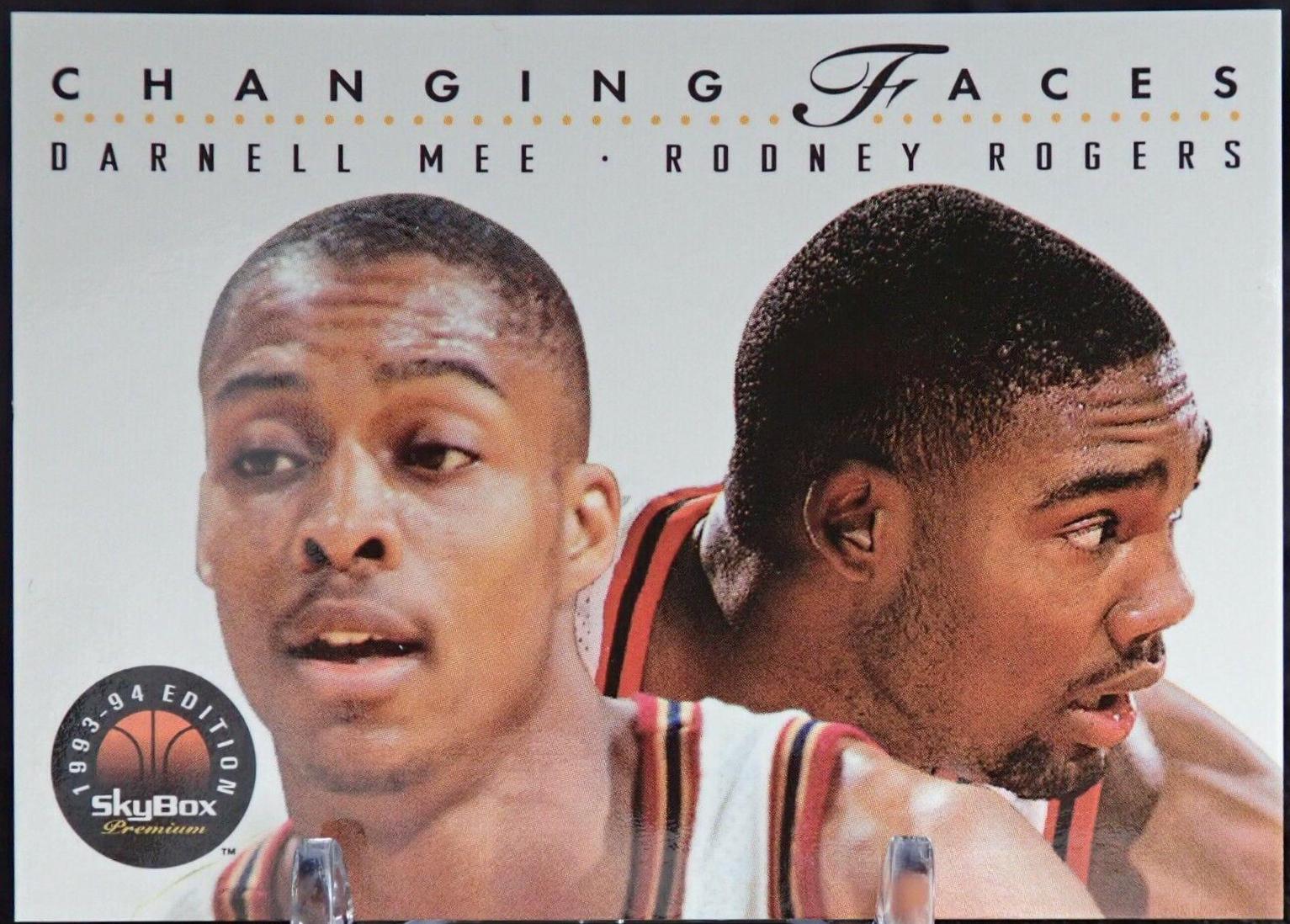 Changing Faces Darnell Mee & Rodney Rogers #298 Basketball Cards 1993 Skybox Premium