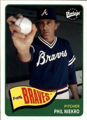 Phil Niekro #36 Baseball Cards 2003 Upper Deck Vintage
