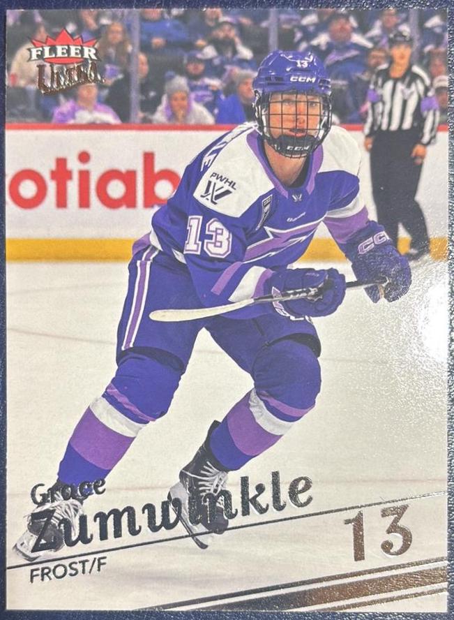 Grace Zumwinkle #36 2025 Fleer Ultra Pwhl Hockey