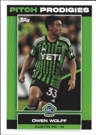 Owen Wolff #162 Soccer Cards 2023 Topps Chrome MLS