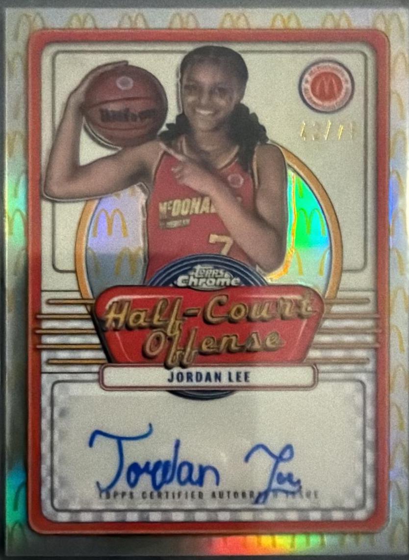 Jordan Lee [McDonald’s Logo Refractor] #IML-JOR