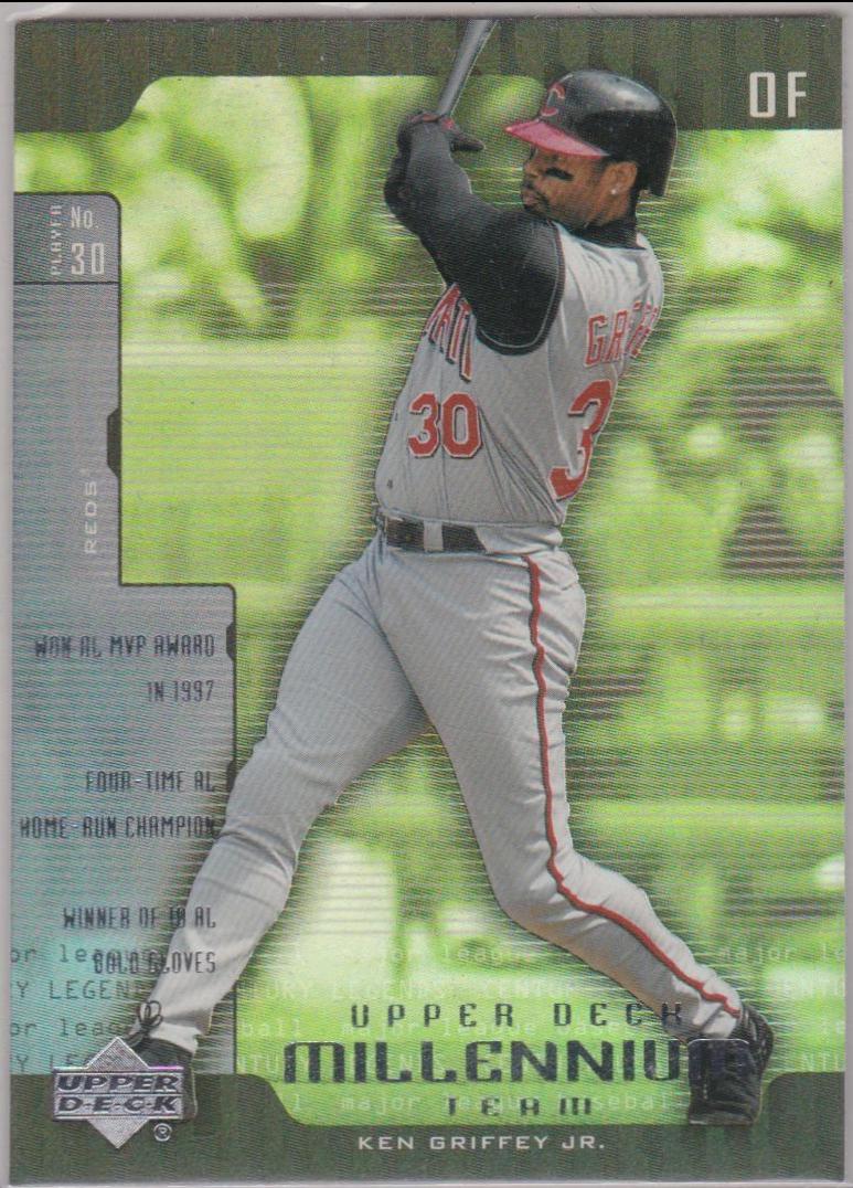 Ken Griffey Jr #UD10 Baseball Cards 2000 Upper Deck Millennium Team