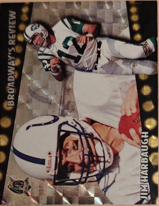 Jim Harbaugh #BR8 Football Cards 1996 Topps Broadway's Review