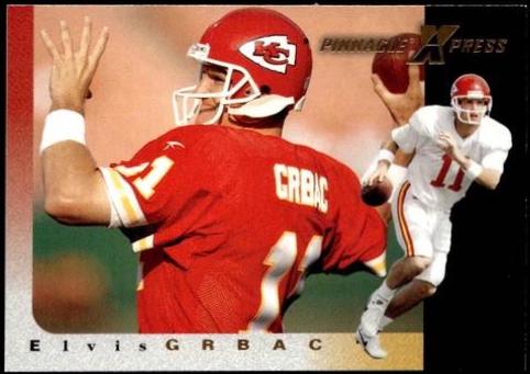 Elvis Grbac #12 Football Cards 1997 Pinnacle X Press