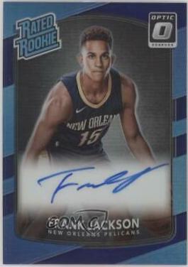 Frank Jackson #170 2017 Panini Donruss Optic Rated Rookies Signatures Basketball