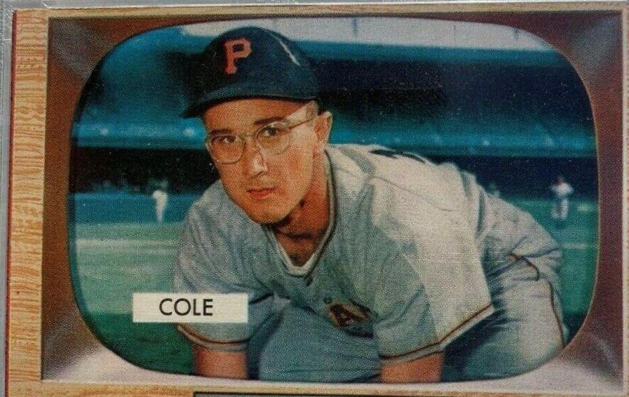 Dick Cole #28 Baseball Cards 1955 Bowman