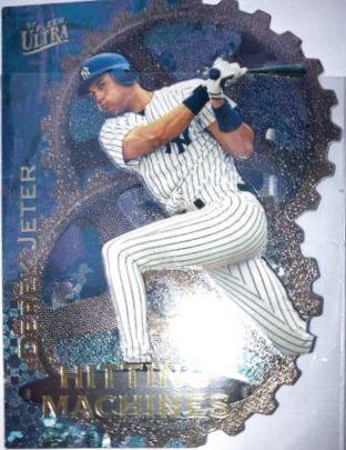 Derek Jeter #7 Baseball Cards 1997 Ultra Hitting Machines