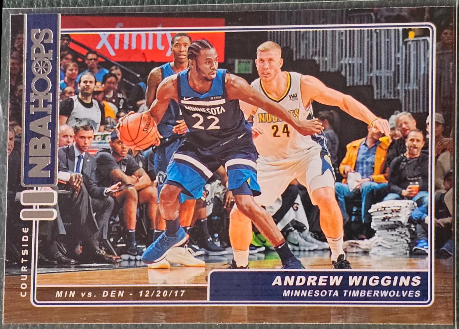 Andrew Wiggins #CS-16 Basketball Cards 2018 Panini Hoops Courtside