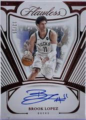 Brook Lopez [Ruby] #FA-BLB Basketball Cards 2023 Panini Flawless Autograph Prices