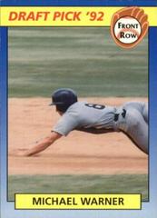 Michael Warner #71 Baseball Cards 1992 Front Row Draft Picks