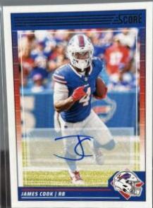 2024 Panini Score James Cook [Signature] #29 card