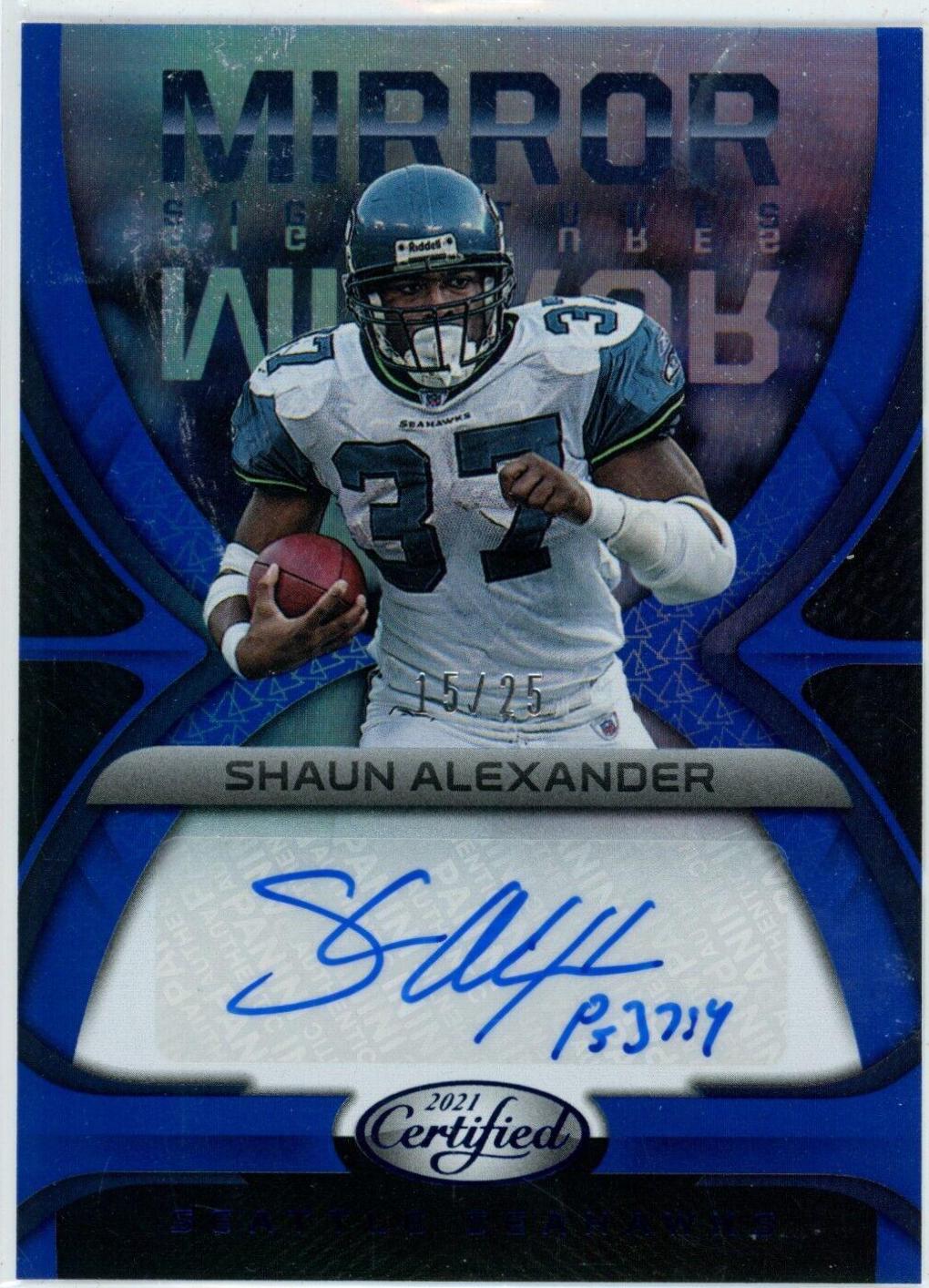 Shaun Alexander [Blue] #MS-SA