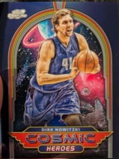 Dirk Nowitzki #CH-4 Basketball Cards 2023 Topps Cosmic Chrome Heroes