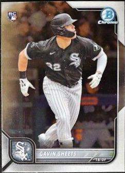 Gavin Sheets #50 Baseball Cards 2022 Bowman Chrome
