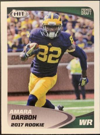 Amara Darboh #33 2017 Sage Hit Premier Draft Football