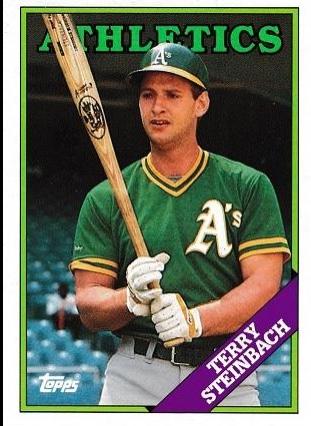 Terry Steinbach #551 Baseball Cards 1988 Topps