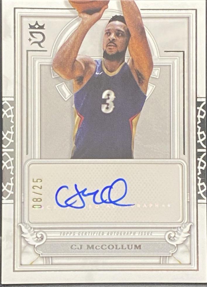 CJ McCollum #CCA-CMC 2023-24 Topps Royalty Basketball Court Circular Autographs