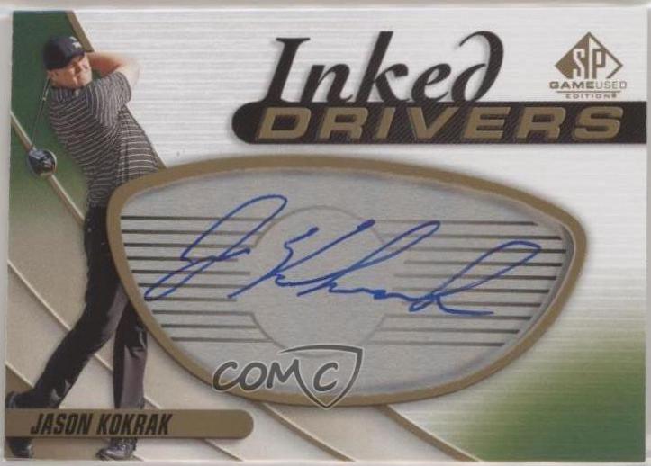 Jason Kokrak #ID-JK 2021 Sp Game Used Inked Drivers Golf