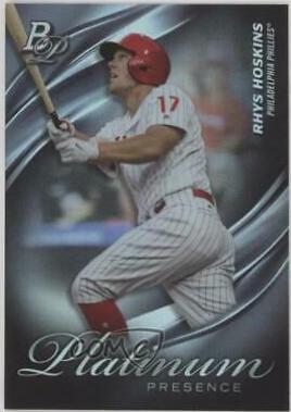 Rhys Hoskins #PP-16 Baseball Cards 2019 Bowman Platinum Presence