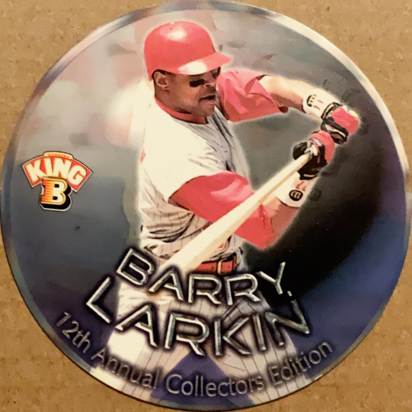 Barry Larkin #19 Baseball Cards 1998 Pacific King B Discs