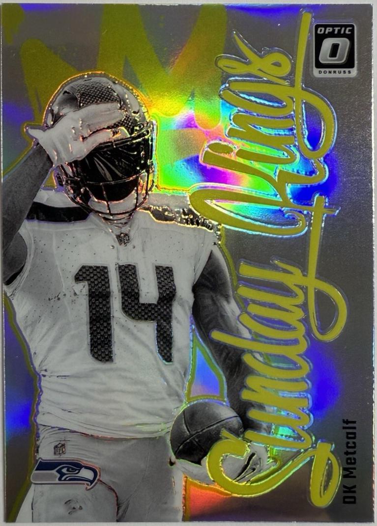 DK Metcalf #6 Football Cards 2024 Panini Donruss Optic Sunday Kings