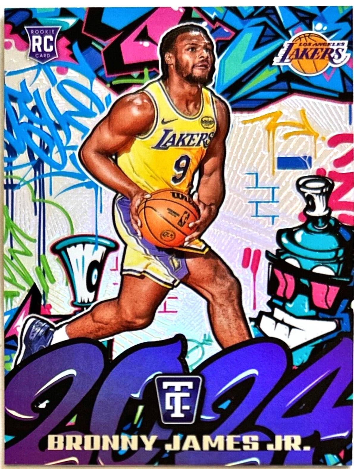 Bronny James Jr. #24 Basketball Cards 2024 Panini Totally Certified 2024