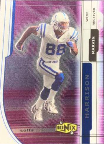 Marvin Harrison #25 Football Cards 2000 Upper Deck Ionix
