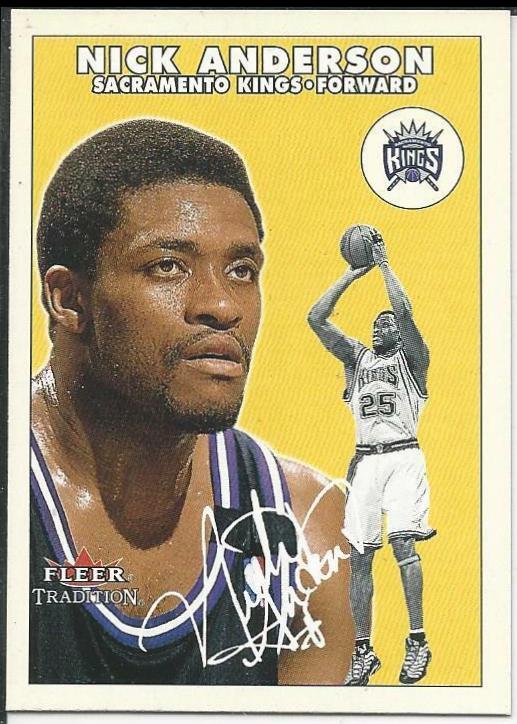 Nick Anderson #50 Basketball Cards 2000 Fleer Tradition
