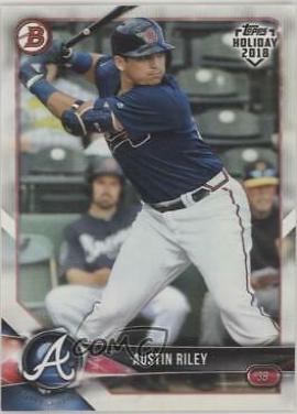 Austin Riley #TH-AR Baseball Cards 2018 Topps Holiday Bowman