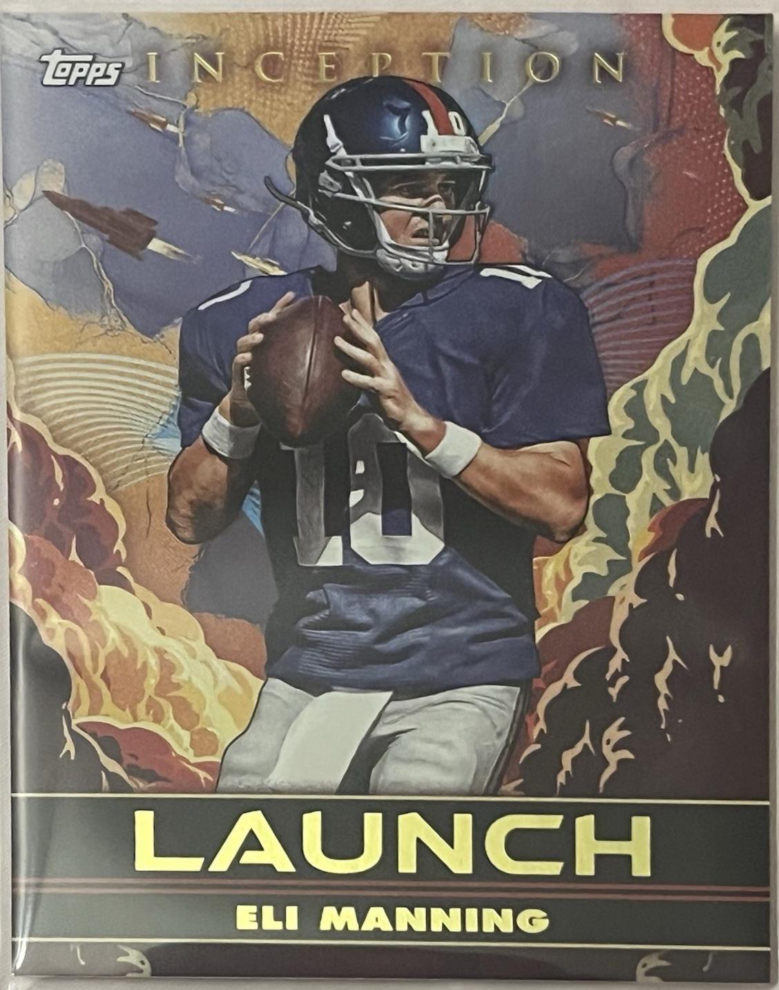 Eli Manning #L-11 Football Cards 2024 Topps Inception Launch