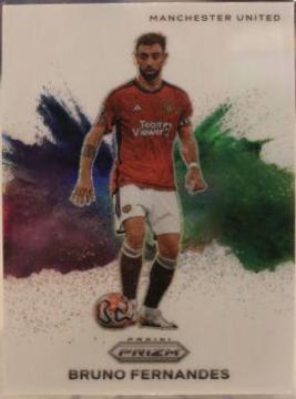 Bruno Fernandes #10 Soccer Cards 2023 Panini Prizm Premier League Color Blast
