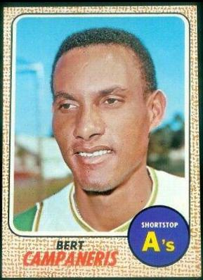 Bert Campaneris #109 Baseball Cards 1968 Topps