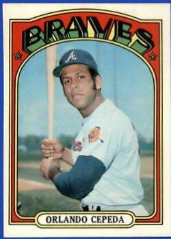 Orlando Cepeda #195 Baseball Cards 1972 Topps