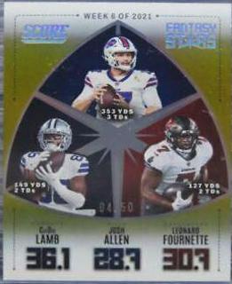 CeeDee Lamb, Josh Allen, Leonard Fournette