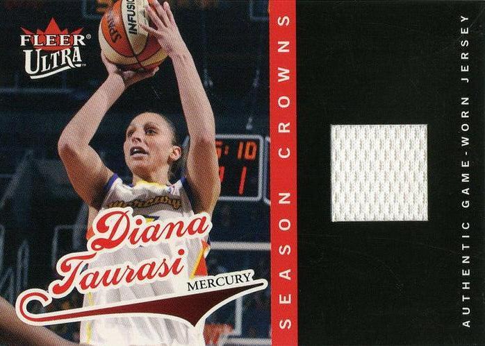 Diana Taurasi #SCJ2 Basketball Cards 2004 Ultra WNBA Season Crowns Rookie Jerseys