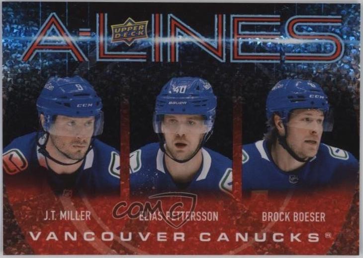 J.T. Miller / Elias Pettersson / Brock Boeser [Red] #AL-29