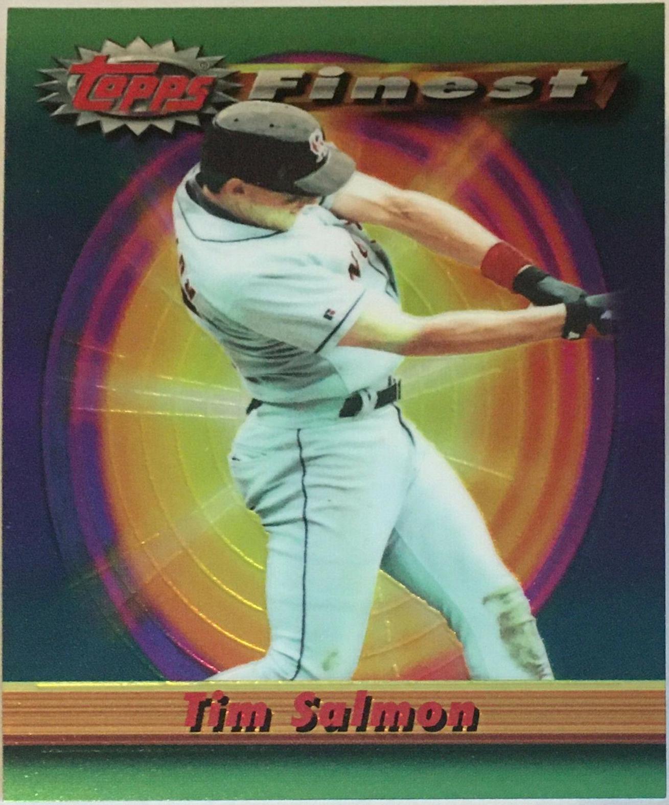 Tim Salmon #18 Baseball Cards 1994 Finest