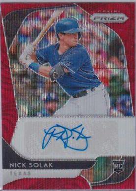 Nick Solak [Red Wave Prizm] #RA-NS