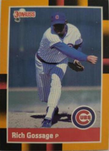 Rich Gossage #26 Baseball Cards 1988 Donruss Baseball's Best